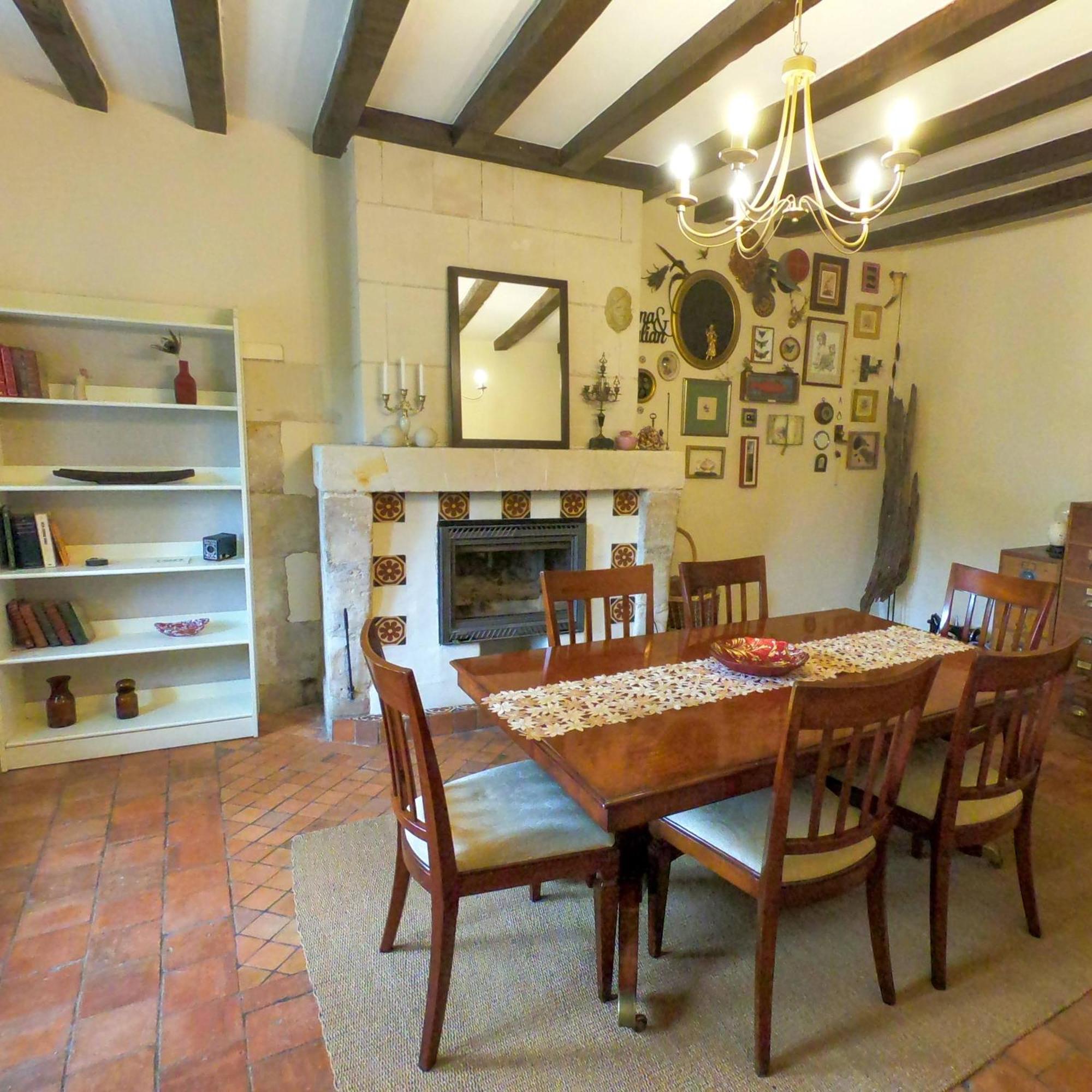 Traditional Longere Farmhouse At La Fortinerie Mouliherne Exteriér fotografie